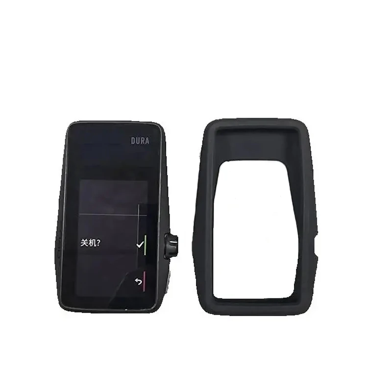 Custodia protettiva in silicone con bordo morbido, pellicola protettiva per schermo, per Coros Dura, accessori per la pelle GPS per computer da bicicletta