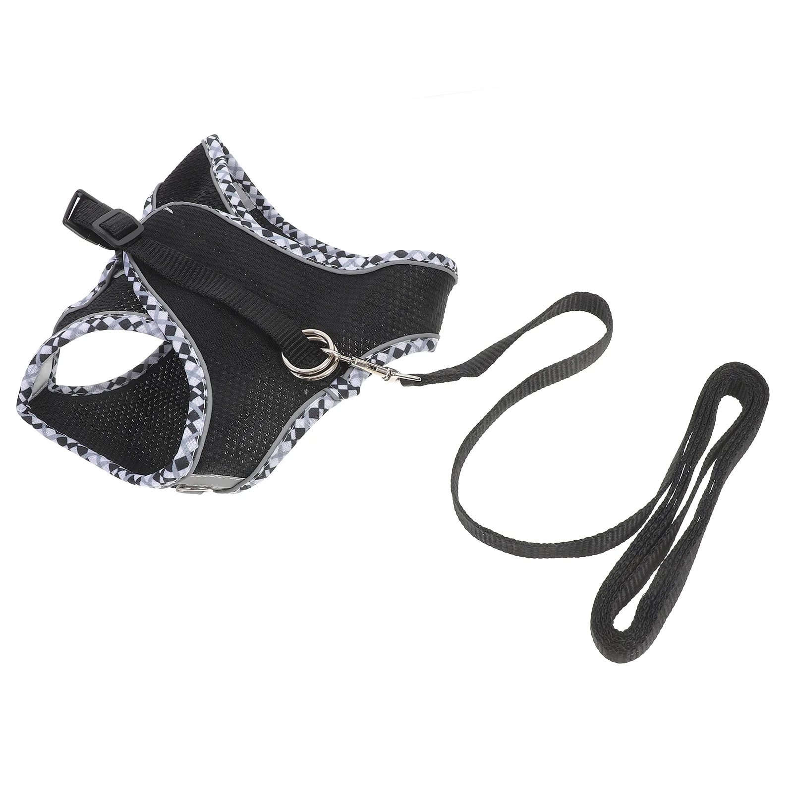 

1Set Decorative Dog Vest Harness Adjustable Safe for Small Large Dogs Outdoor Use Dog Walking Vest Harness Pet Accessory