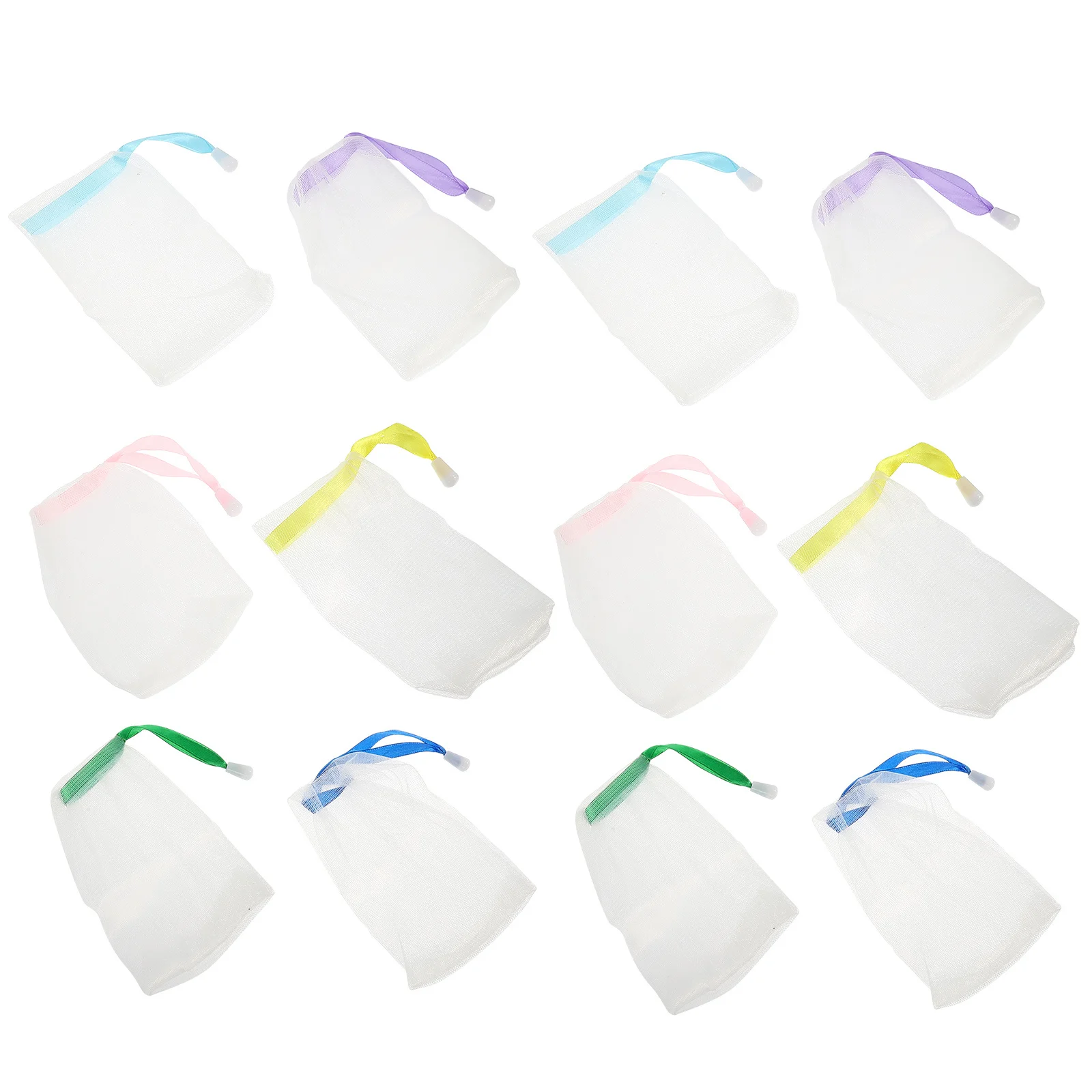 

20Pcs Washing Soap Saver Bag Mesh Exfoliating Pouch for Facial Cleansing and Quick Drying Bath Essential Soap Bag