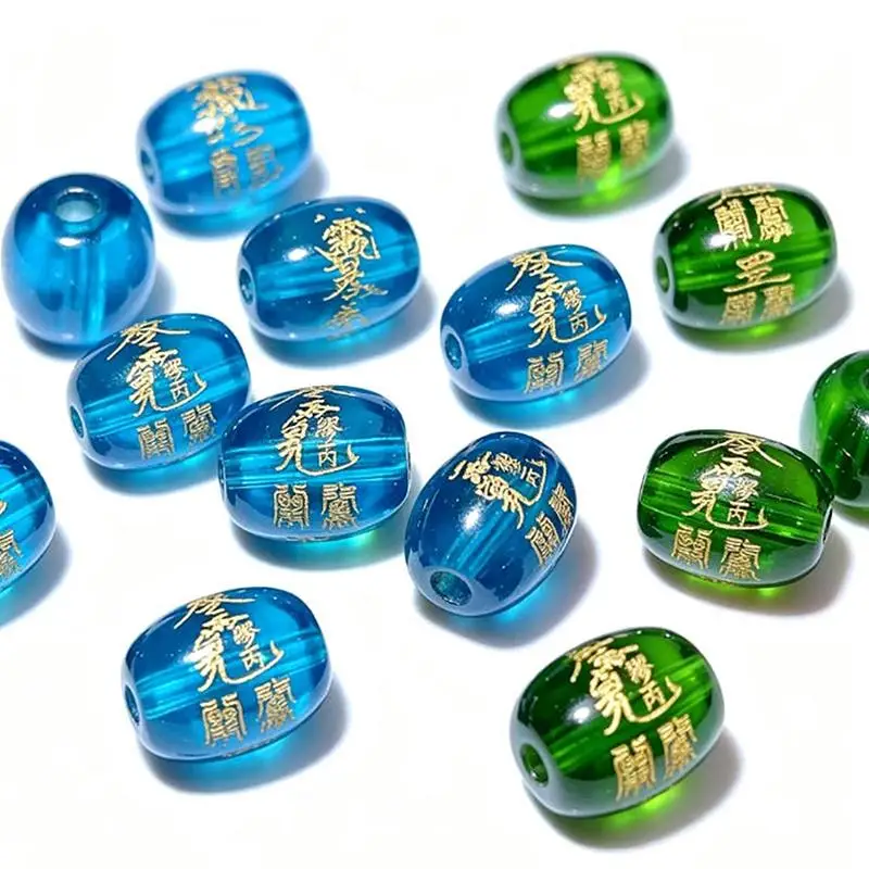 2027 Tai Sui Symbols Beads Feng Shui Prayer Beads Exorcism Protection Gift For DIY Jewelry Bracelet Necklace Making Accessories