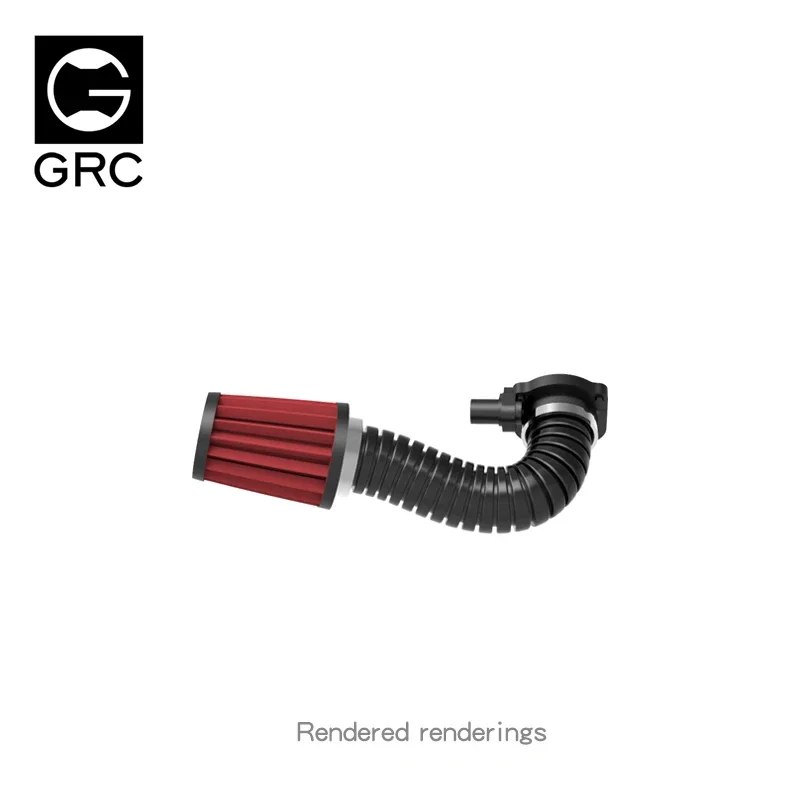 GRC 1/10 Scale Single /Two Pipe Intake Air Filter for GRC LS7 Simulator Engine LS7 Upgrade Option Parts Accessories #G153F G153T