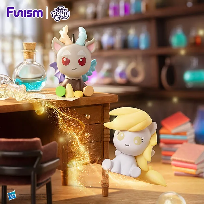 FUNISM Little Pony Freundschaft ist Magie Serie Magische Flasche Serie Blind Box Figuren Action Spielzeug Figur Geburtstag Geschenk Kind Spielzeug