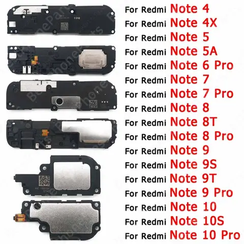 Alto-falante para xiaomi redmi note 10 pro 10s 9 9S 9t 8 8t 7 6 5 5a 4 4x alto-falante campainha módulo de som