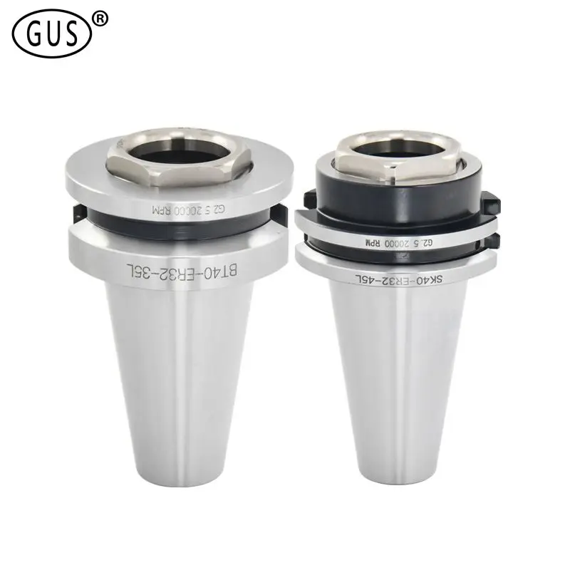 Imagem -02 - Cnc Machine Collet Chuck Sk40 Bt40 Bt30 Suporte de Ferramentas Curto Er25 Er32 Alta Qualidade Equilíbrio Dinâmico Construído em Porca Reduzir a Resistência