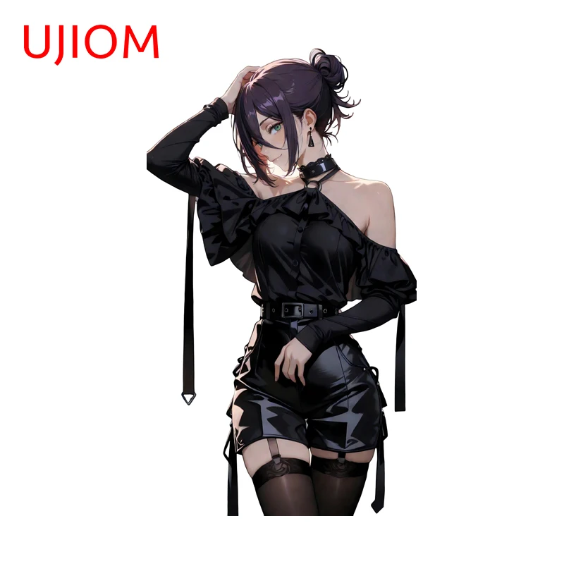 UJIOM Reze Trendy Anime Figure Wall Sticker Delicate Eye Catching Occlusion Scratch Graffiti Decal Edgy Light Switch Decor
