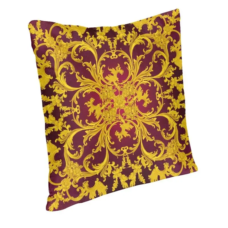 Rococo Kaleidoscopic Floral Cushion Cover European Baroque Art Floor Pillow Case for Sofa Fashion Pillowcase Home Decoration