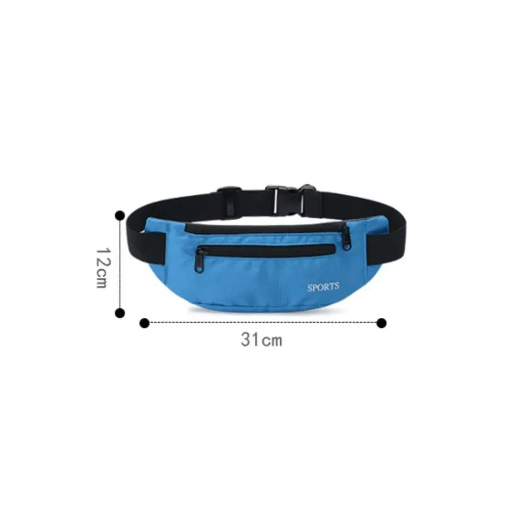 waterproof Sports waist pack multi-pocket wear-resistant Multifunctional waist pack Elastic band terylene