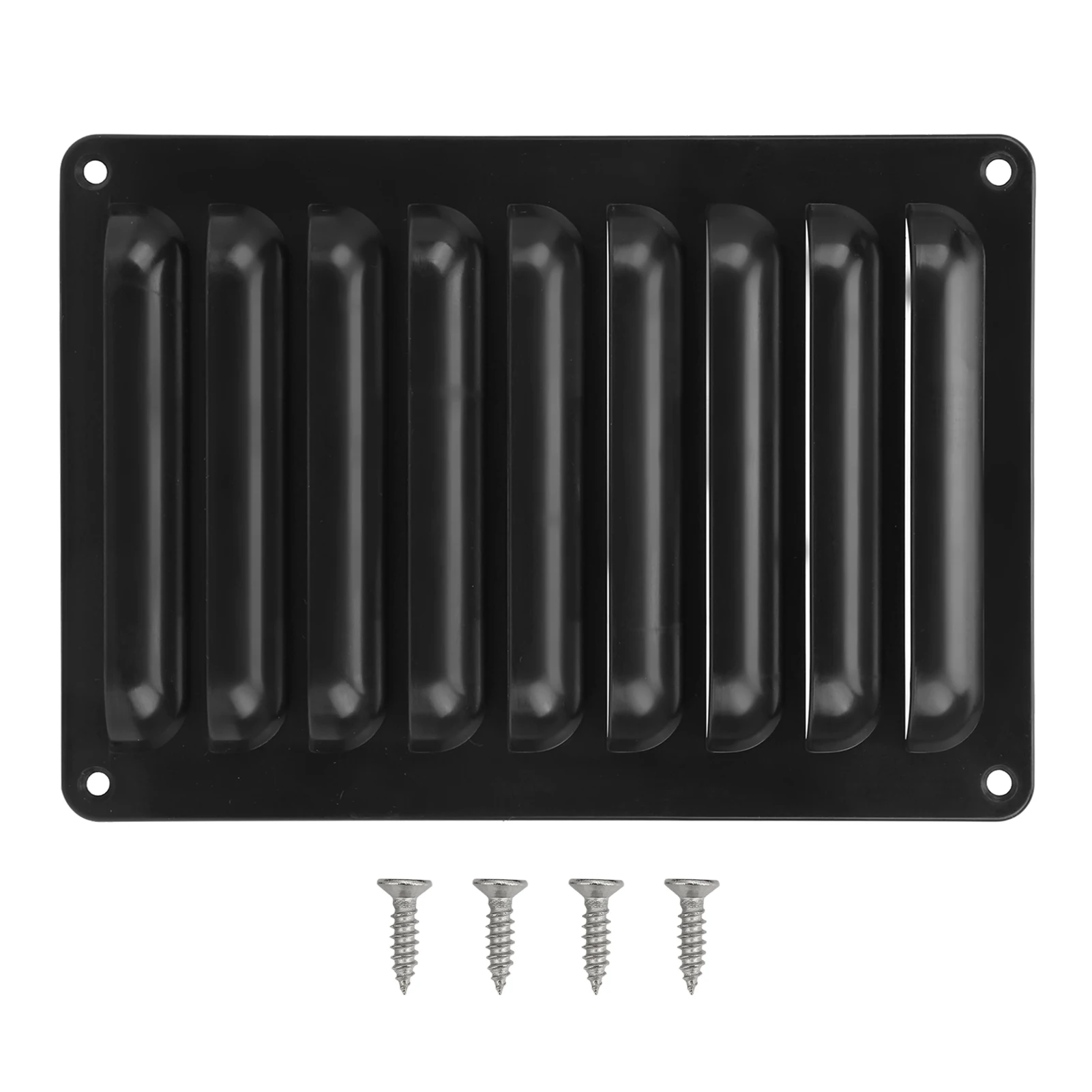 

RV Air Vent Grille Panel M5 ABS Black Fit for Yacht Bus Universal Ventilation Cover Replacement Accessory