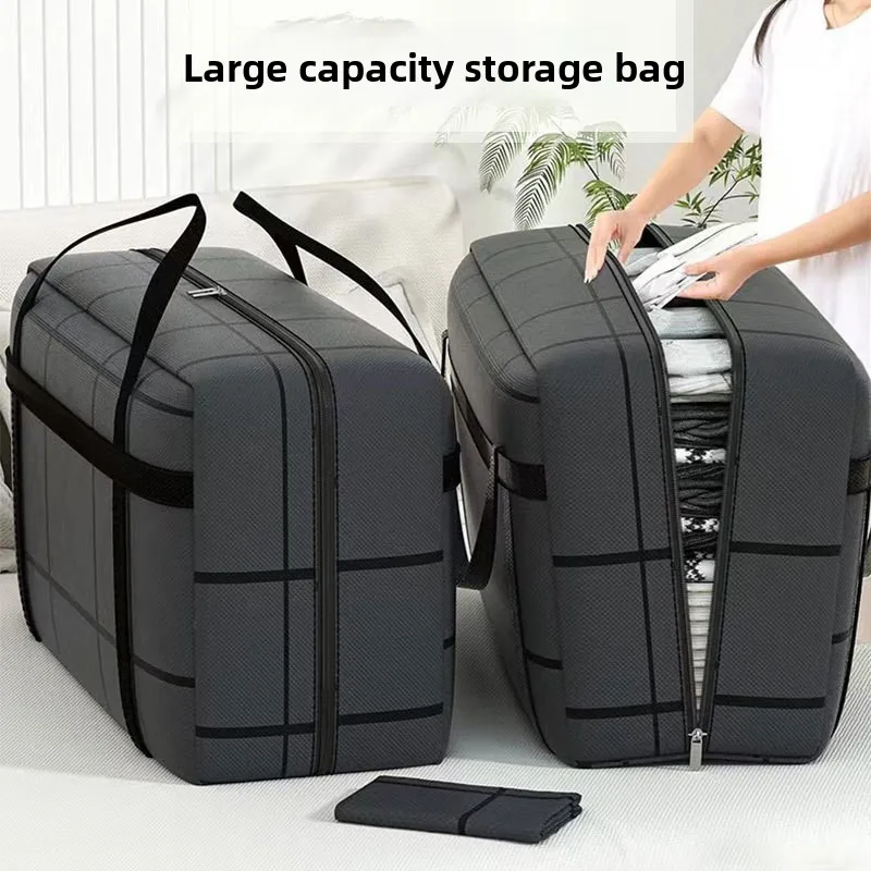 Foldable Clothes Storage Box for Wardrobe Organizer Big Capacity Moving Travel Storage Bag