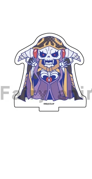 Anime Albedo Ainz Ooal Gown Shalltear Bloodfallen Narberal Acrylic Stand Doll Game Mini Figure Model Plate Cosplay Toy for Gift