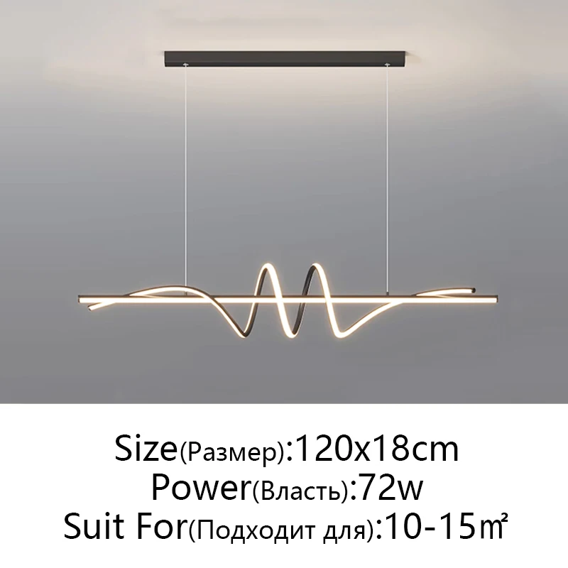 KAGU Moderne Led Wohnzimmer Pendelleuchten Hängelampe für Esstisch Küche Garderobe Büro Home Decor Möbel Minimalistisch 3