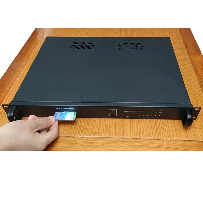 Satellite Signal Receiver 8-Channel tuner to RF Satellite to IP DVB-S2 DVB-T DVB-T2 DVB-C ISDBT to DVB-T Modulator