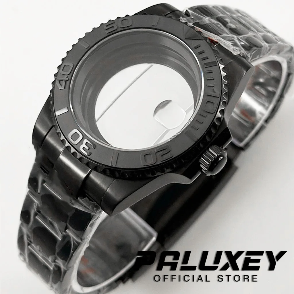 

Diver NH35 PVD Black 40mm Waterproof For NH34 NH35 NH36 NH70 NH72 ETA2824 PT5000 Movement Sapphire Glass Watch Case Screw Crown