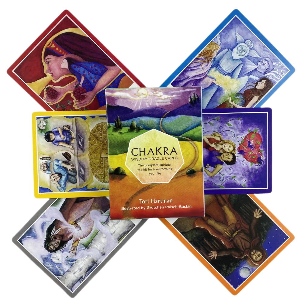 

Fullcolor Paper Chakra Wisdom Oracle Occult Tarot Cards Witchcraft Supplies Love Oracle Cards Divination Psychic