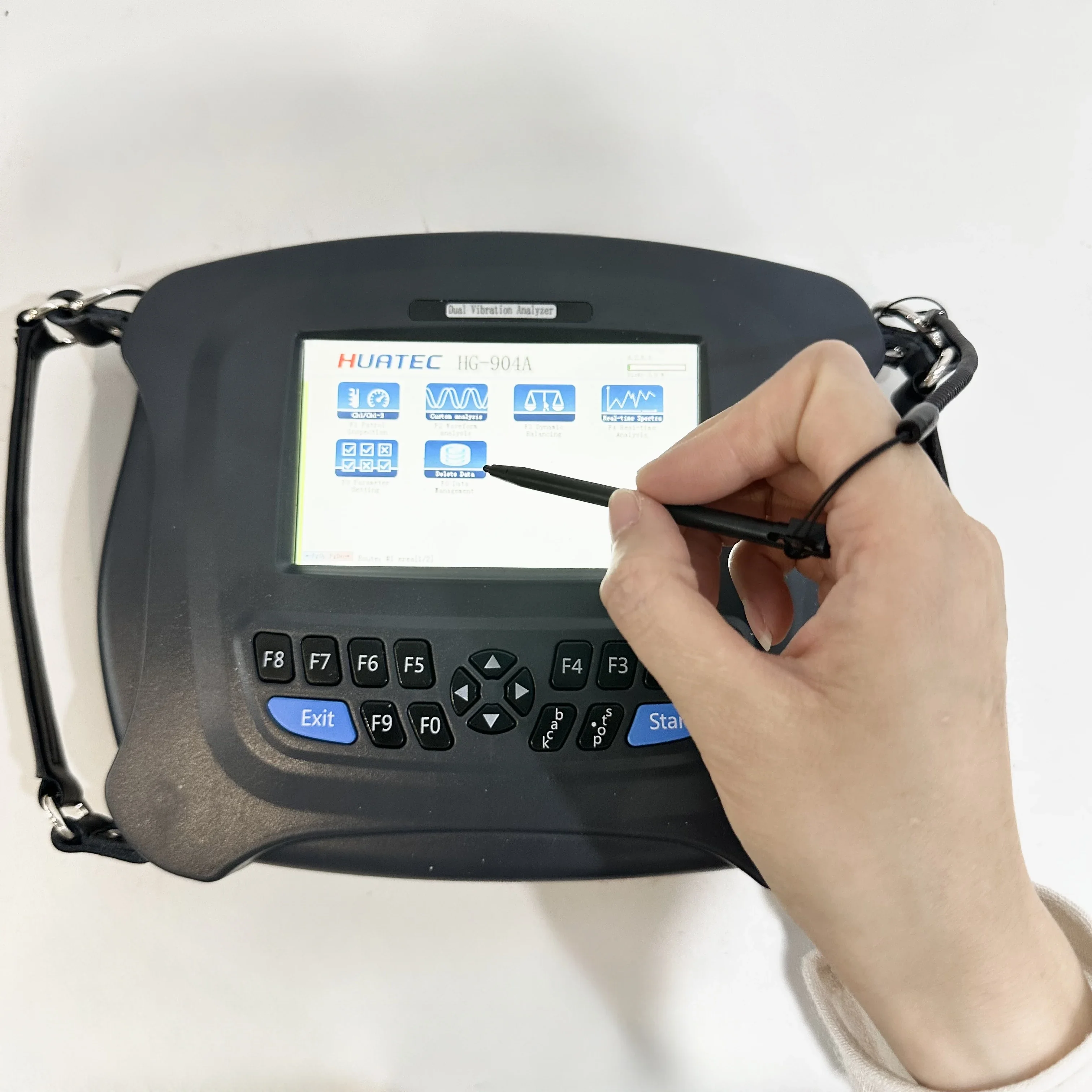 HG904A Portable Dual-Channel On-site Balancer Spectrum Analyzer Vibration Data Collector
