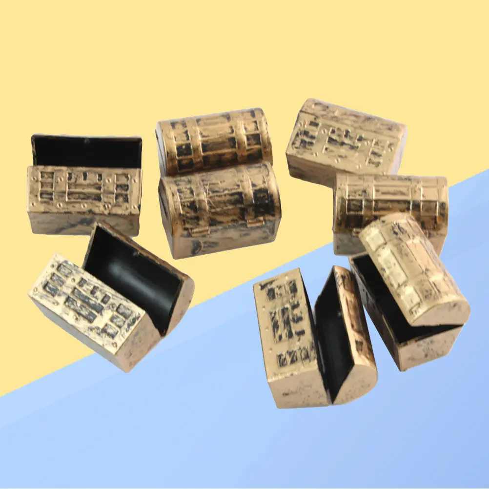 12 Pcs Treasure Chest Mini Pirate Chests Miniature Boxes Storage Party Favoura