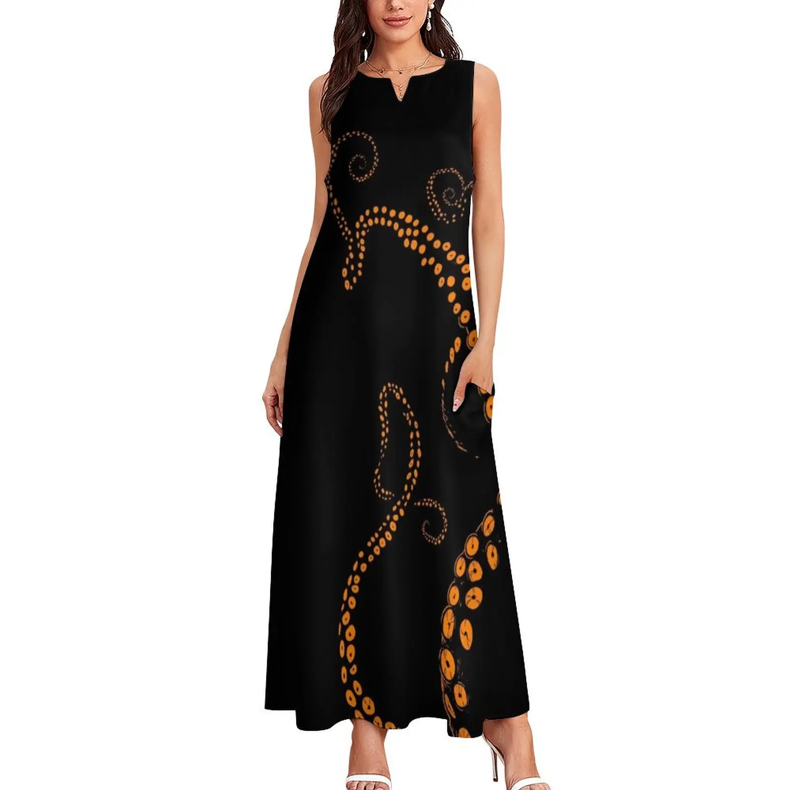 tentacles v_1o Long Dress prom dresses Woman fashion