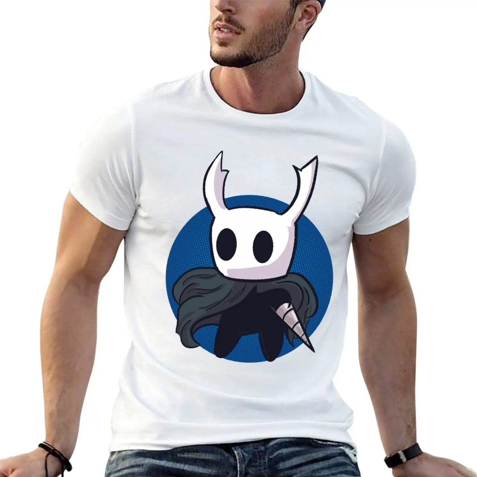 

prints t summer Knight man shirts Hollow T-Shirt cotton t man shirts with t shirt