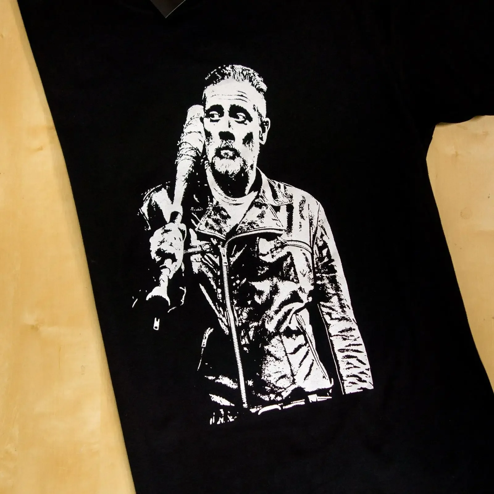 Negan T Shirt The Walking Dead Jeffrey Dean Morgan TWD Lucille Merch Horror Comic vintage Washed Unisex fashion