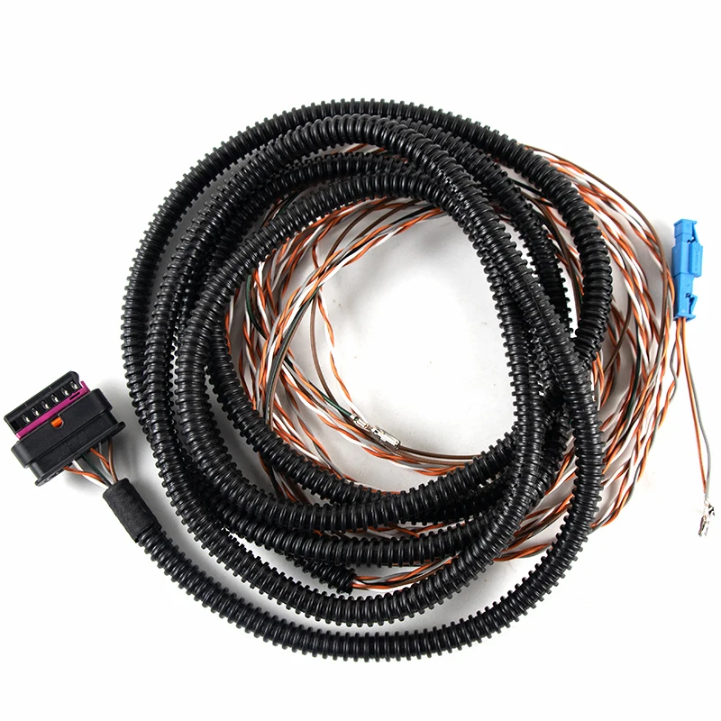 ACC Adaptive Cruise System Radar Cable Wiring Harness Plug With Twisted Pair Lane Keeping For Tiguan MK2 Kodiaq 5QF973707
