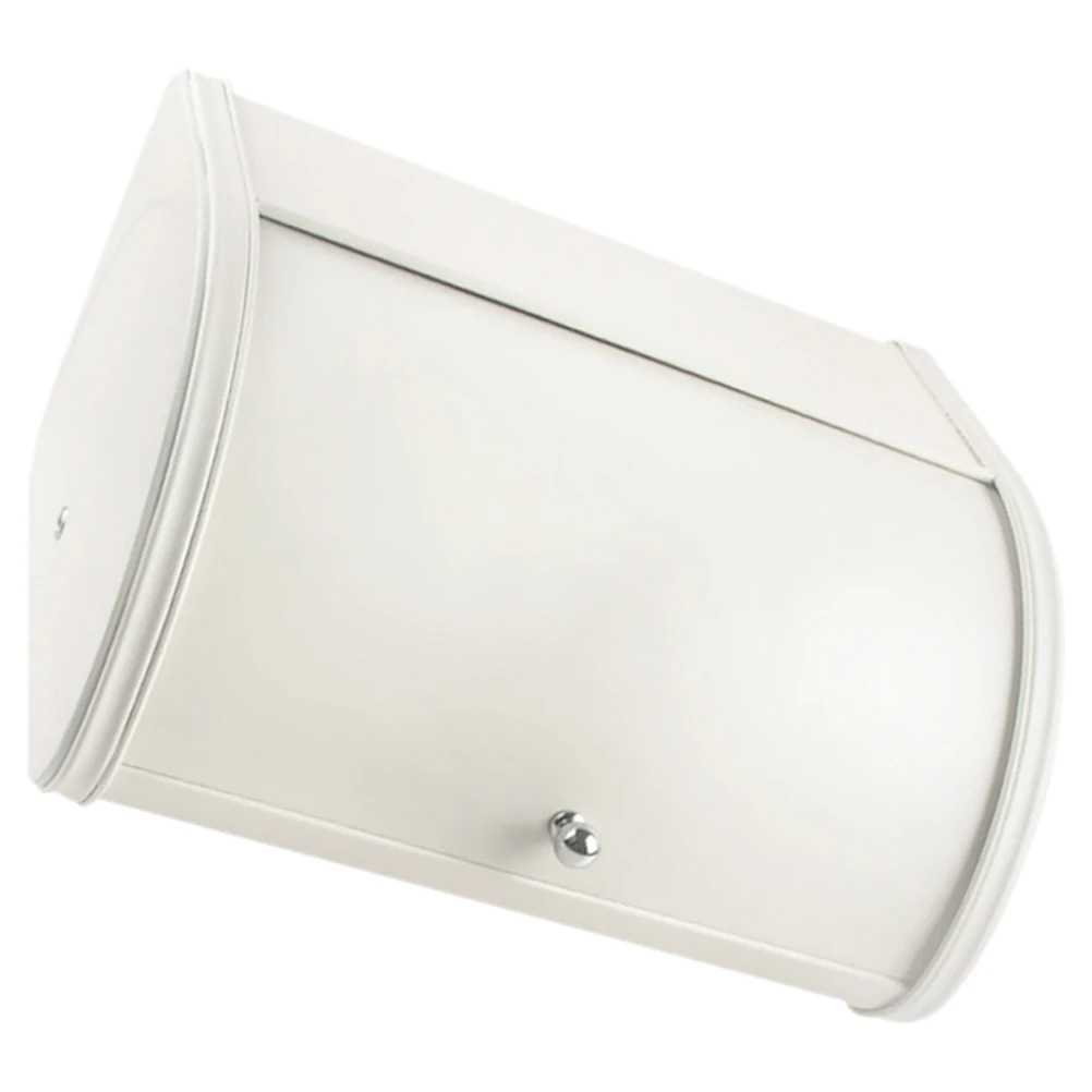 Roll Top Bread Box Metal Storage Bin with Cover for Kitchen Countertop Bread Storage Organizer Farmhouse Style Container