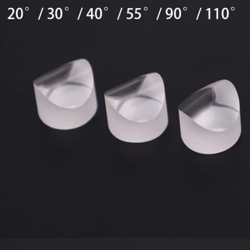 1PC Powell Lens Laser Line Generator Uniform Straight Line K9 Optical Glass Prism for Machine Vision Alignment