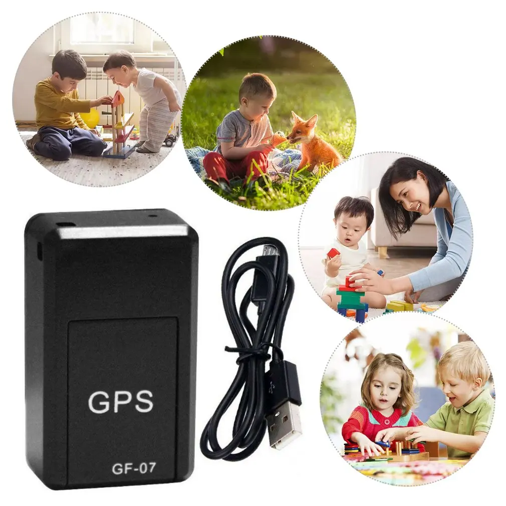 Mini Locator GF-07 Car Tracker GPS Locator Sound Alarm Real Time Tracking Magnet Adsorption SIM Inserts Message Pets Anti-lost