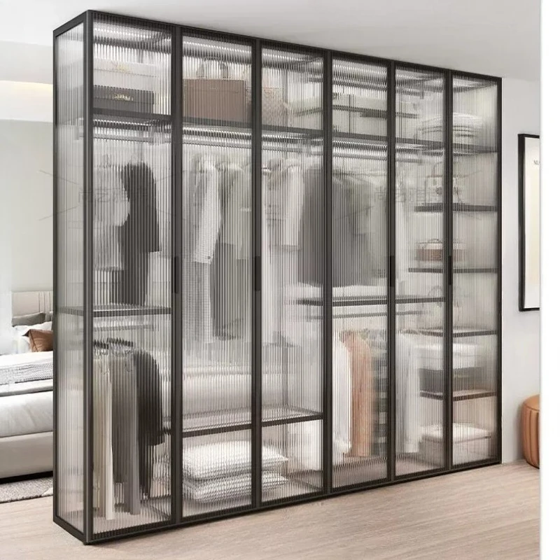 Modern Minimalist Guarda Roupa Trendy Furniture Living Room Bedroom Closet Storage Clothes Cupboard System Wardrobe Display