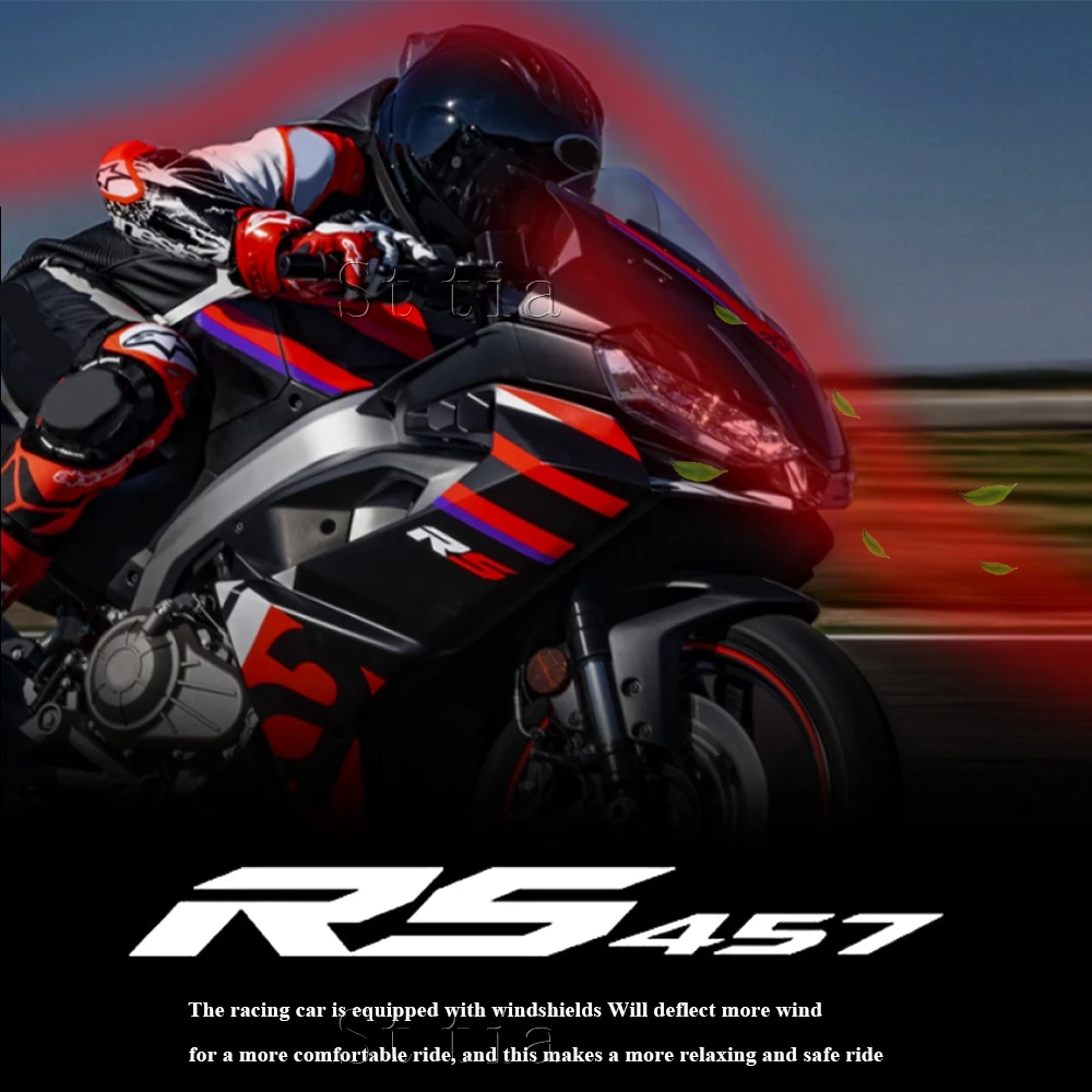 New Windshield Fit Aprilia RS457 rs457 RS 457 2024 2025 2026 rs 457 Motorcycle WindScreen Front Windshield Shroud Viser VIsor