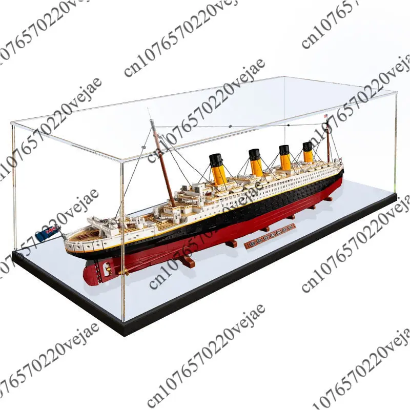 Display Box Building Block Transparent Dust Cover for 10294 Titanic Model Doll Acrylic - view 5