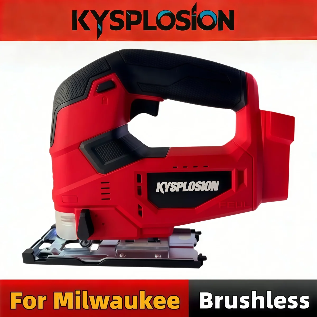 2700RPM Variable Speed Cordless Jig Saw 3 Position Orbital Setting Cutting Tool Compatible with Milwaukee 18V Battery