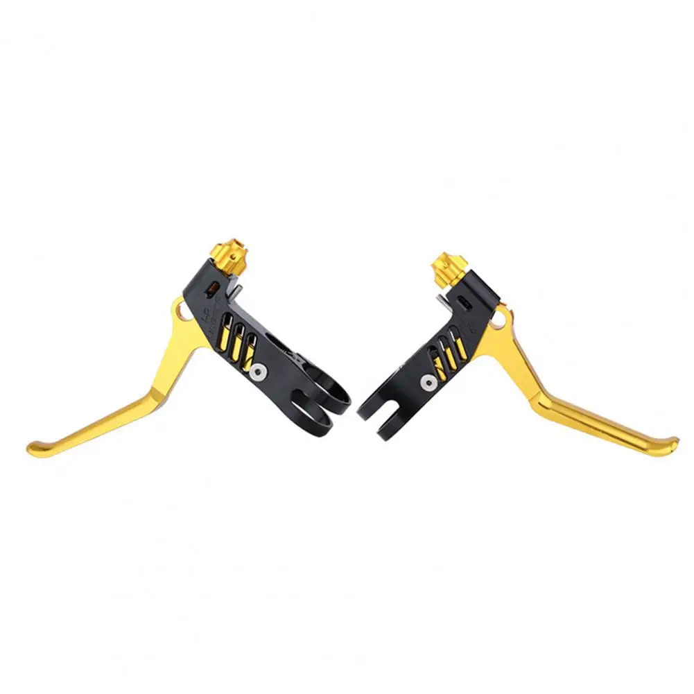 Brake Lever 1 Pair High-quality Lightweight Long Service Life Adjustable Screw Brake Handle Lever for Bicycle