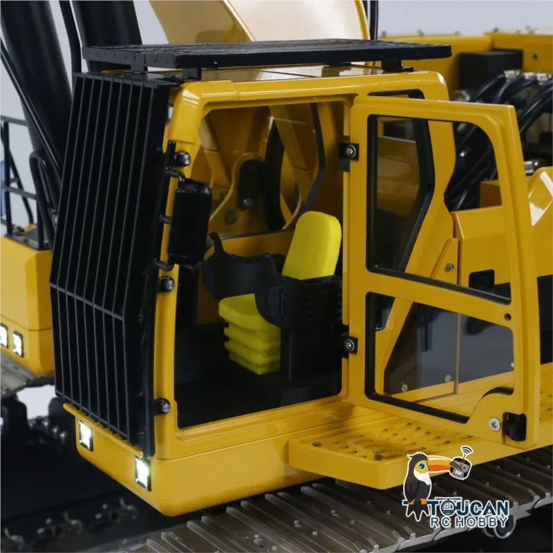 395F RC حفار 1/12 55 كجم! جهاز تحكم عن بعد معدني حفارة هيدروليكية مجنزرة 2830 محرك بدون فرشاة نظام مضخة مزدوج راديو Flysky #5