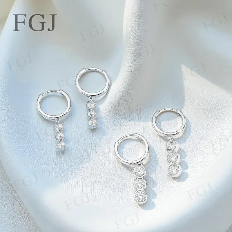 

Серьги-гвоздики на заказ, круглые муассанитовые серьги 3 мм, рубин/сапфир/коллимерский камень VVS1, сверкающие украшения для женщин, рождественские свадебные подарки