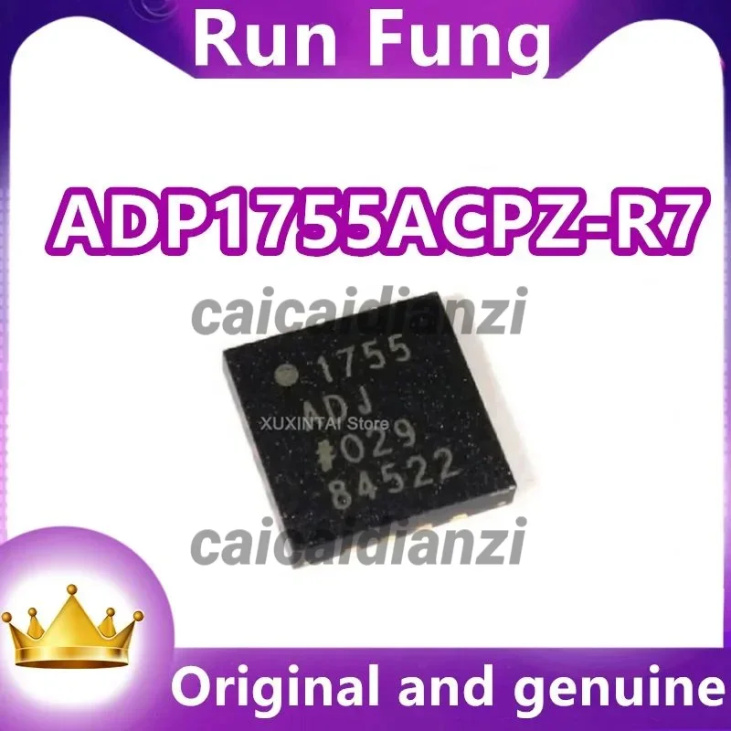 

10 шт./лот, новый оригинальный ADP1755ACPZ-R7 ADP1755ACPZ, линейный регулятор напряжения, ИС, положительный, регулируемый, 1 выход, 1.2A, 16-LFCSP (4x4)