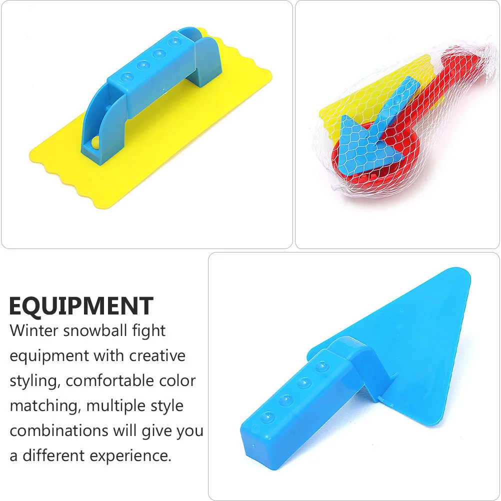 1Set Plastic Maker Creative Winter Fight Equipment Outdoor Game Shaper Kids Winter Plaything Mold Shaper