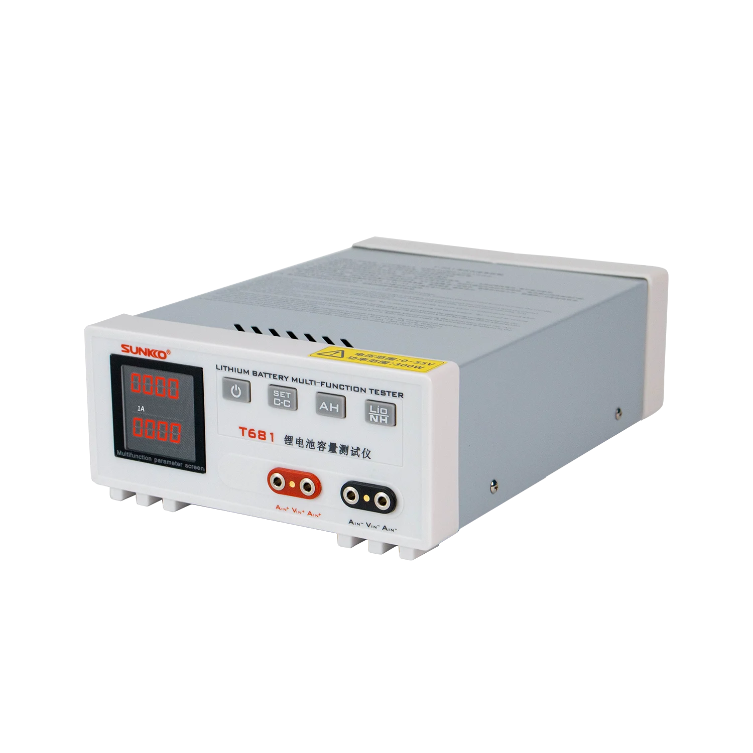 

Sunkko T681 Lithium Battery Capacity Tester Battery Voltage Tester 55v 84v Battery Pack 5A Current Lithium Discharge Tester