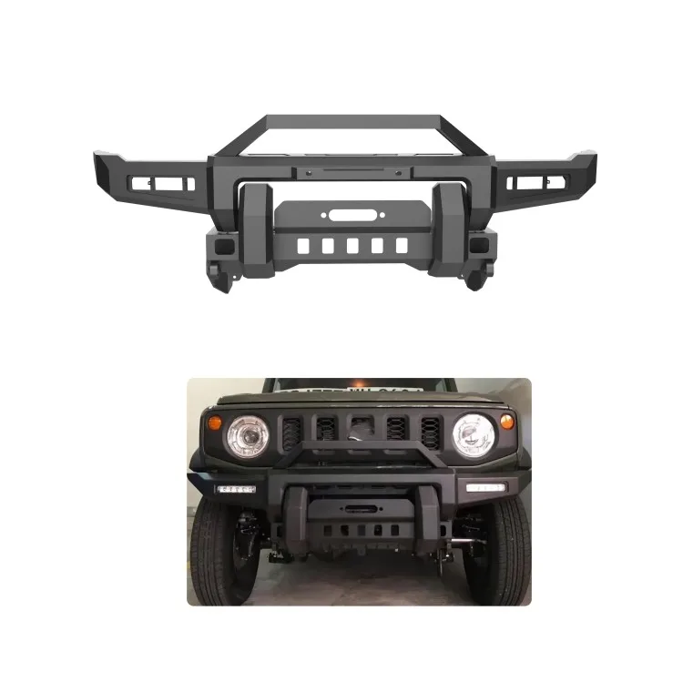 

Новый автомобильный бампер 2025 года, передний бампер для Suzuki Jimny JB43 1998-2017, аксессуары для бездорожья, передний бампер Auto Aar, защита Bull Bar