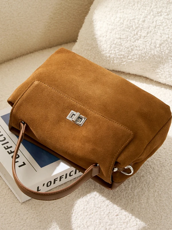 

Faionable Maternal Cowhide Women's Handbag 2025 New Sle Single oulder Crossbody Bag for Commuting Ladies Handbag