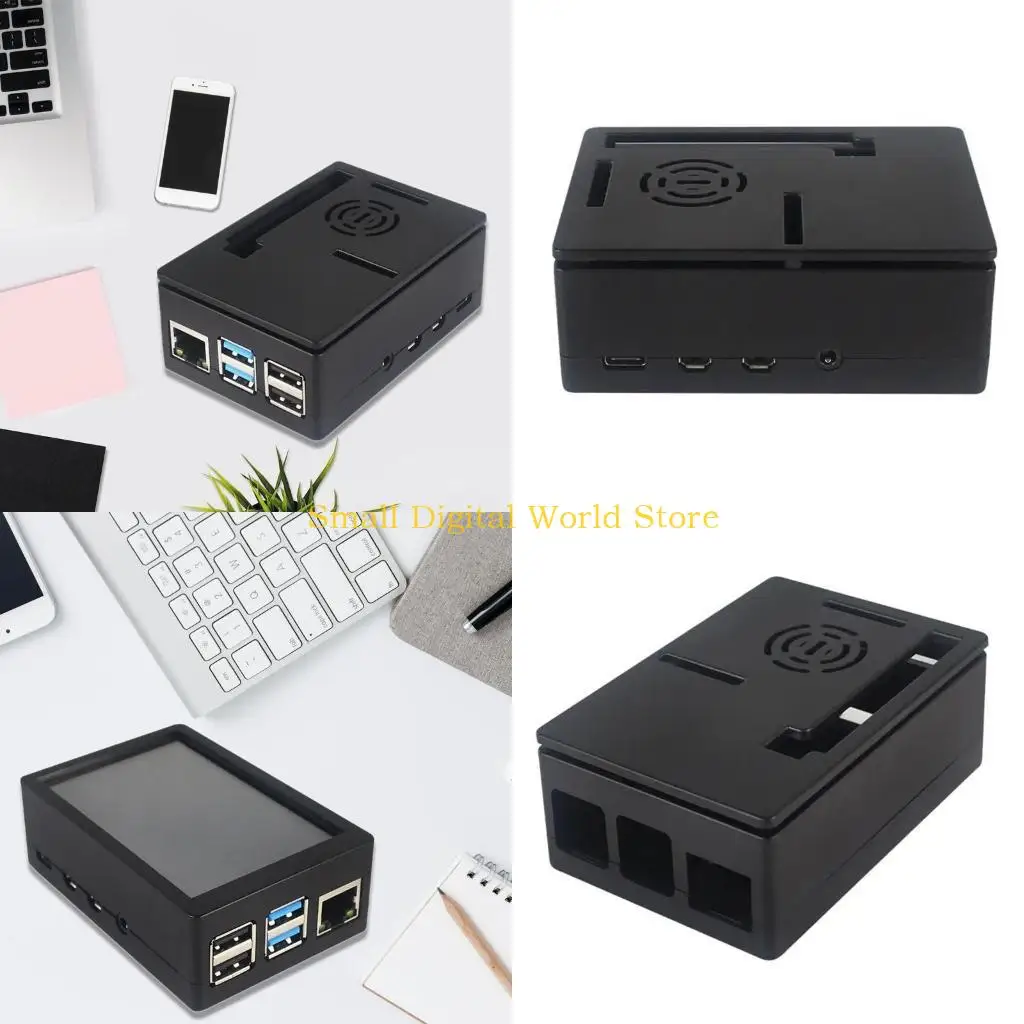 77UB 3.5 Inch 480x320 LCD Display ABS Case Protective Cover Shell for 4 Model B Replacement