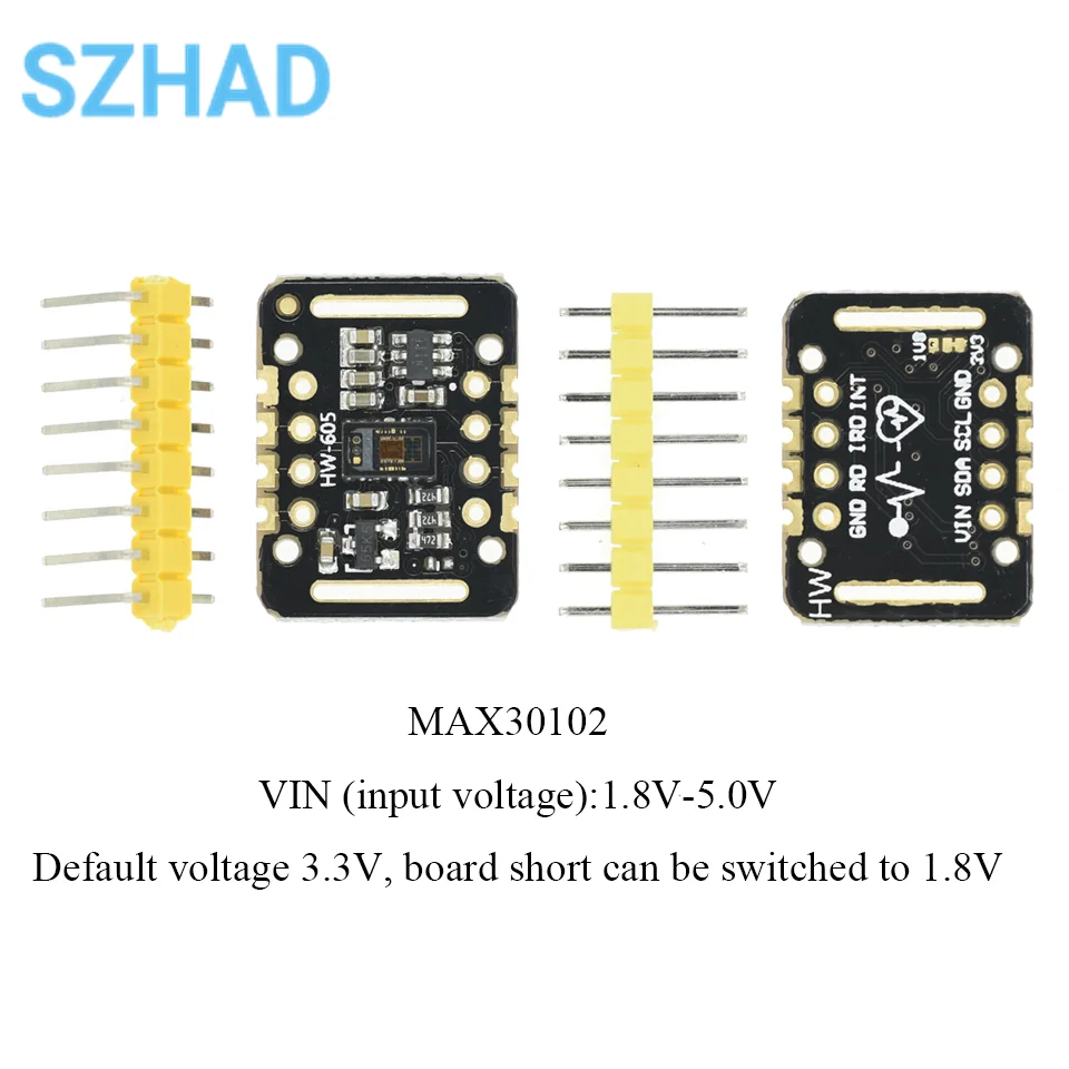 MAX30100 MAX30102 Heart Rate Sensor Module Puls Detection Blood Oxygen Concentration For Arduino 1.8V 3.3V 5V Ultra-Low Power