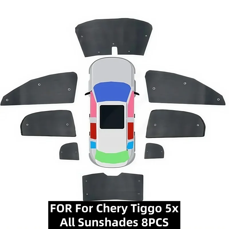 

Автомобильный солнцезащитный козырек для Chery Tiggo 5x 3 4 DR 4.0 (2017 ~ 2026) — защита от ультрафиолета, солнцезащитные козырьки на окна, щиток лобового стекла, автоаксессуары