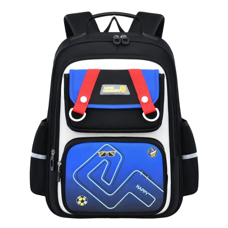 Korean Fashion Kids Backpack Primary Students Schoolbags Boys Girls Casual Daypack Spacious Book Bag Waterproof Durable Rucksack