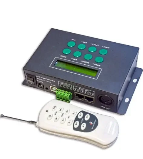 2026 DMX Controller LT-800 With RF Remote Manual DMX512 Controller for RGB Light