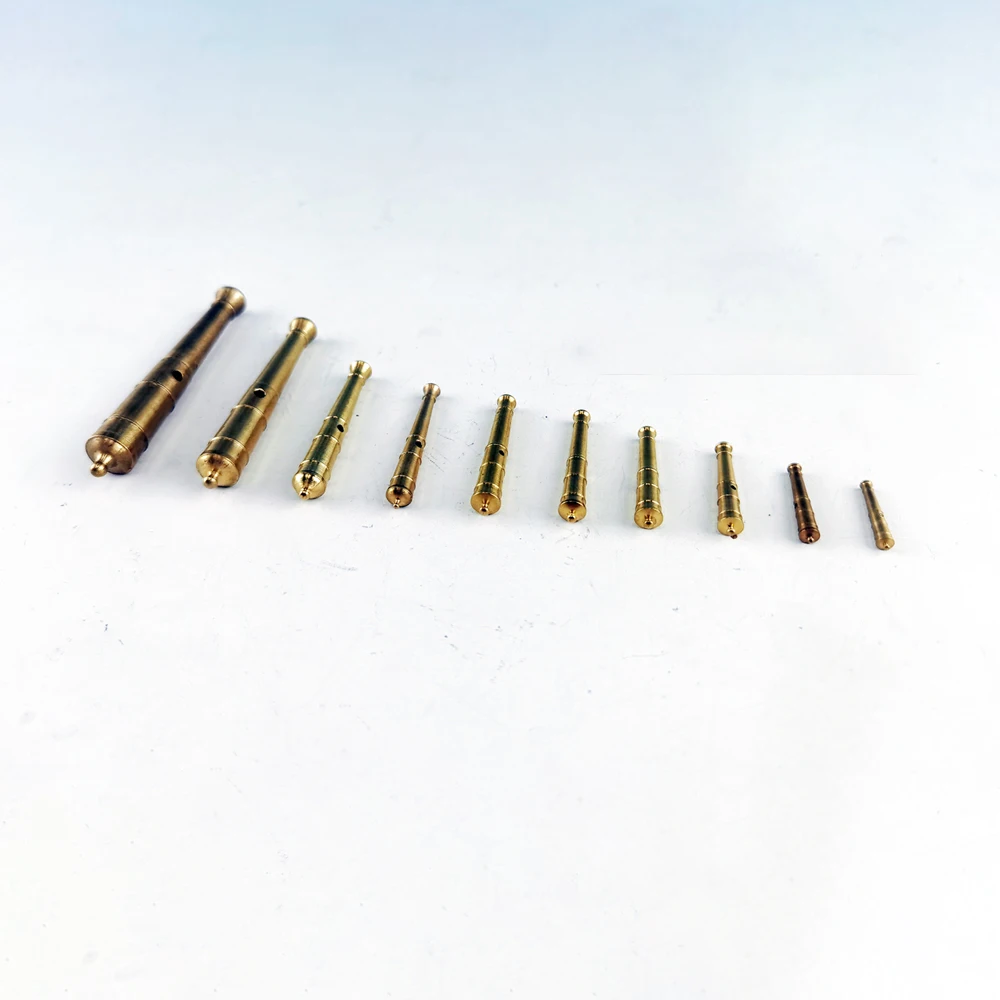 Ancient Ship Model Accessories High Quality CNC Brass Cannons Sailboat Guns Fittings Hobby Making DIY Accessories 10 Pcs
