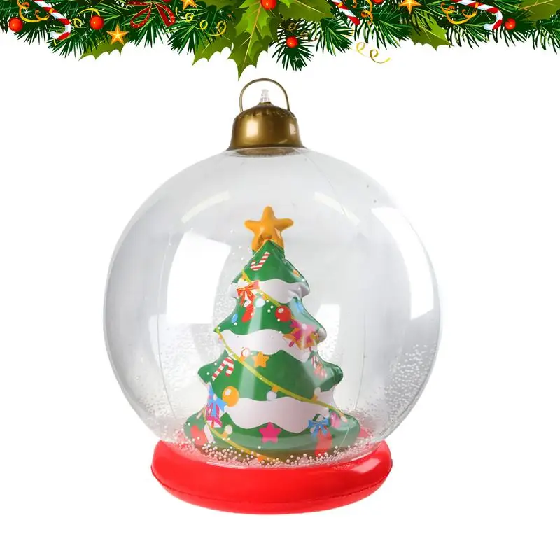 

Inflatable Christmas Ball Ornaments Outdoor Christmas Inflatable PVC Ornaments Inflatable Balls Winter Christmas Tree Ball
