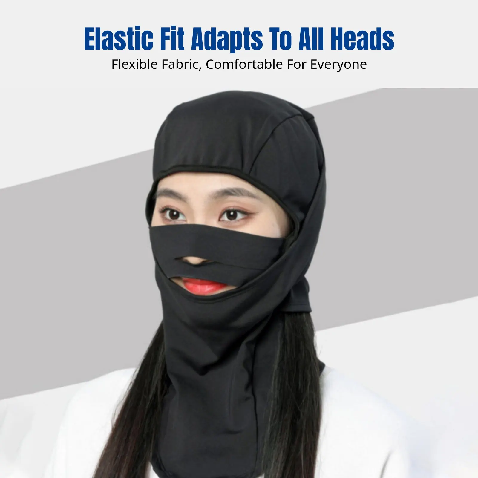 

Ski Face Cover, Quick-Dry Breathable Balaclava, Windproof, Fleece Lined, Unisex for Outdoor Sports