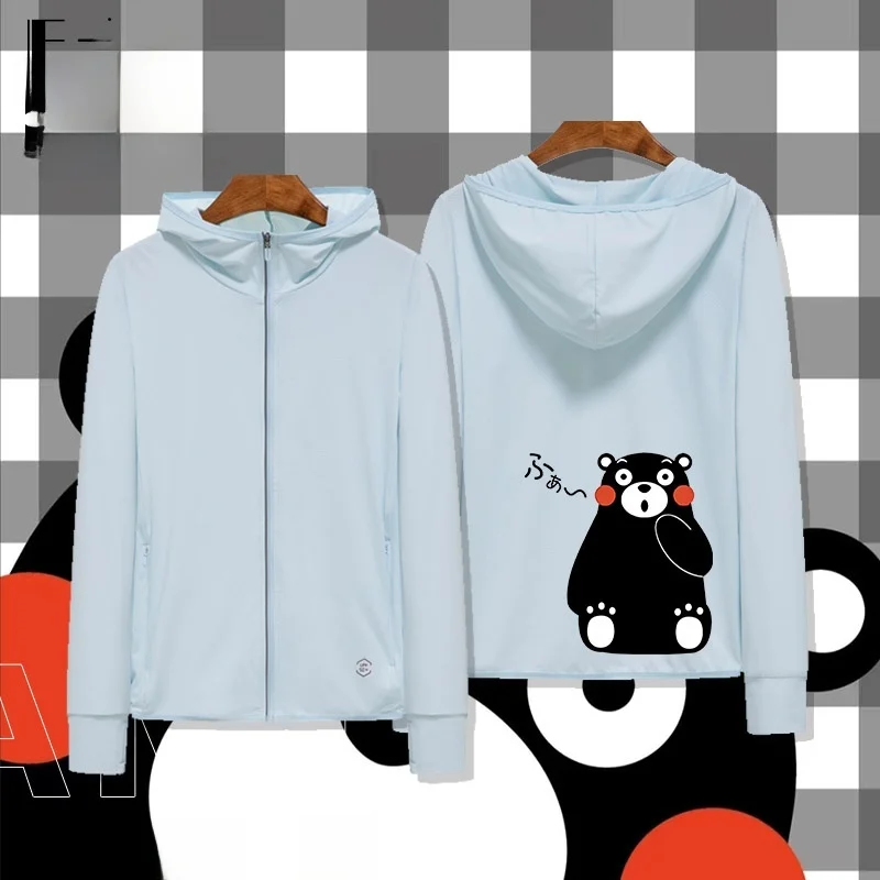 

Медведь-талисман с рисунком ледяного шелка Long Sve Jaet ex Summer Qui Dry Солнцезащитная одежда Легкий дышащий полиэстер F...