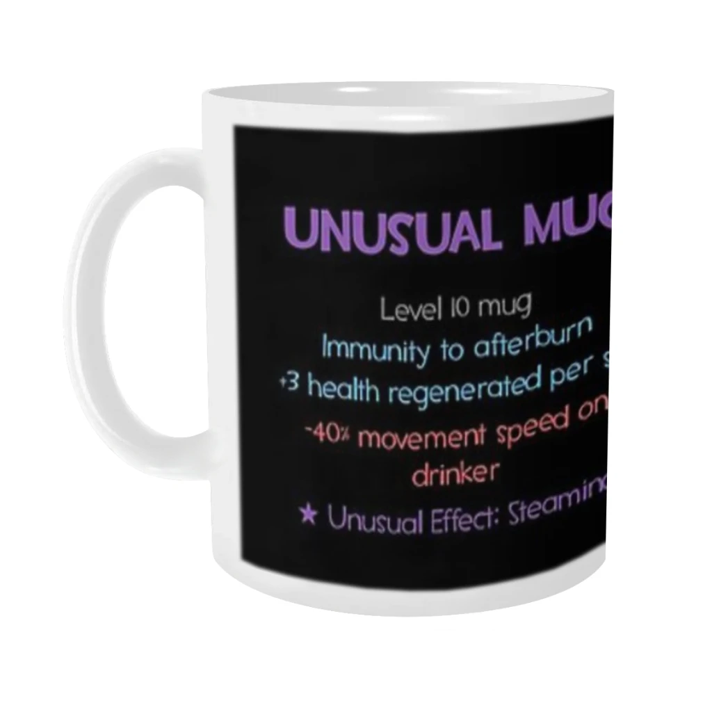 Unusual Effect Steaming Unusual Hat Purple Text Ceramics Coffee Mug Cute Gamer Birthday Gift Back To School Mug