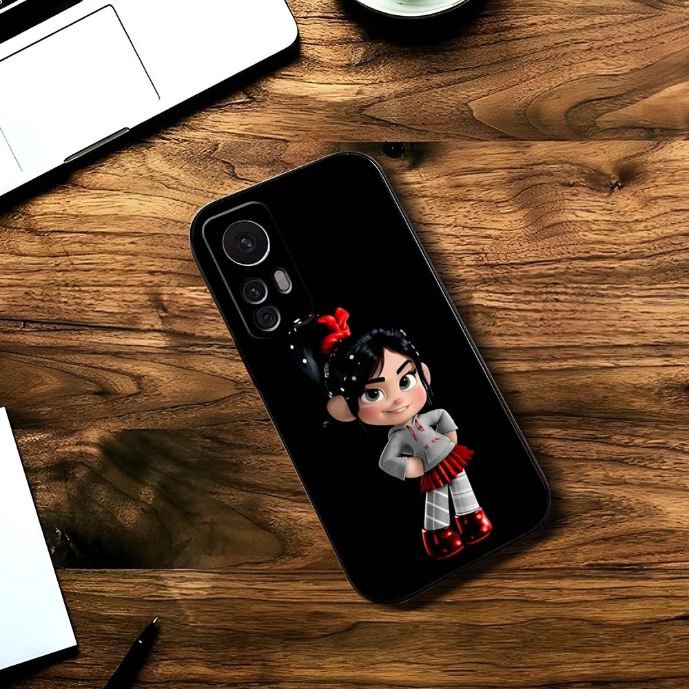 W-Wreck-It Ralph Phone Case For Xiaomi 11 Redmi Note 11 5G 8T 9A 9 10T Note8Pro Note9 12SUltra Black Case